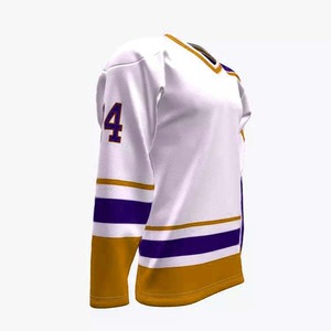 Combinaison d'entraînement de hockey sur glace Nouveau standard français Wilderness Jersey personnalisé avec broderie de feuille d'érable - Product Image 6