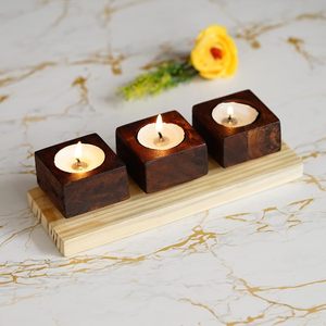 Bougie parfumée en bois, pot de bougie aromathérapeutique pour la décoration de la maison, meilleur cadeau pour les célébrations - Product Image 5