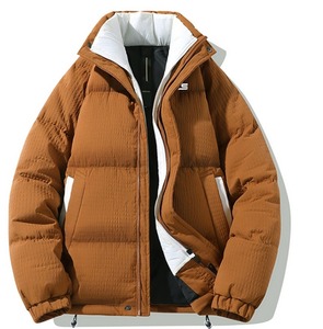 Meilleure qualité hiver extérieur doudoune hiver veste rembourrée plaine fermeture éclair bulle vestes vers le bas manteaux col montant - Product Image 5