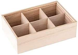 Boîte à bonbons en bois rustique pour cuisines de style campagnard, ajoutant une texture naturelle à la présentation des desserts - Product Image 2