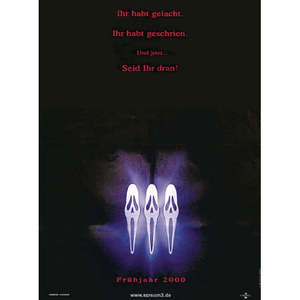 Affiche murale moderne Scream 3 - Product Image 1