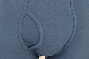 Calzoncillos de ropa interior para hombre, Bóxer azul marino, logotipo personalizado, algodón transpirable para hombre, la calidad fina S/M/L/XL, no tejido, personaliza tu logotipo - Product Image 2