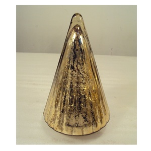 Decorative Gold Mercury Glass <b>Christmas</b> <b>Tree</b> Ornaments Table <b>Top</b> Decorative For Home Party Decor - Product Image 6