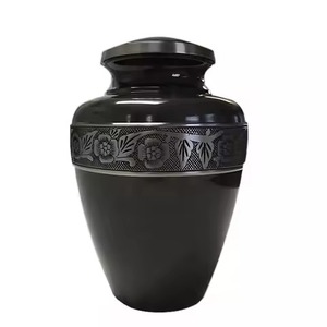 Urna de cremación de latón y Metal moderno de estilo europeo con diseño de pájaro revestido blanco para cenizas, almacenamiento de accesorios de ataúd del Director funerario - Product Image 5