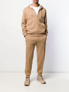 Venta al por mayor de encargo de gran tamaño de los hombres sudaderas con capucha de peso pesado ropa de calle de moda de los hombres sudaderas con capucha básicas de algodón mezclado - Product Image 6