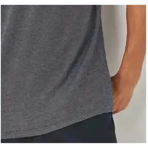 T-shirts unis imprimés à logo personnalisé à séchage rapide 100% coton pour hommes - Product Image 5