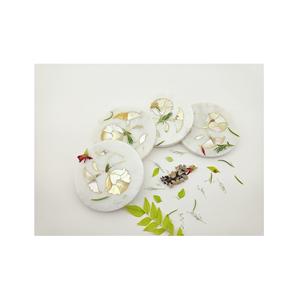 European Style <b>Marble</b> <b>Coaster</b> Unique Designer Modern Luxury White Color for Camping Wholesale - Product Image 1