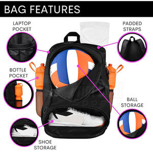 Sacs de volleyball Softback de marque privée de haute qualité Accessoires de sport personnalisés - Product Image 3