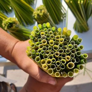 Paille d'herbe Paille d'herbe Vietnam Écologique Dégradable Jetable 100% Nature Foin Blé Pailles à Boire - Product Image 5