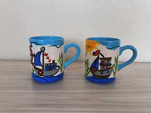 Taza de Cerámica con Relieve 3D Personalizada DAFNI BIG PAZAR, Hecha a Mano, Pintada a Mano, con Diseño de Frutas, Apta para Lavavajillas, con Tapa Deslizante, Caja de Regalo - Product Image 5