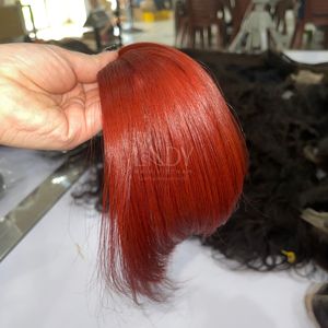 Cheveux humains 100% vrais cheveux humains vietnamiens Silkbase dentelle frange cheveux humains ondulés 2025 - Product Image 4