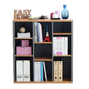 Adjustable 9 Cube Wooden <b>Bookcase</b> Storage Organizer Book Shelf - Product Image 1
