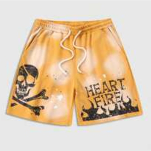 Pantalones Cortos Deportivos para Hombre, Diseño de Logotipo Personalizado, Estampado Gráfico Sublimado, Transpirables, Ecológicos, Tela Oxford, Alta Calidad, 100% Algodón - Product Image 1