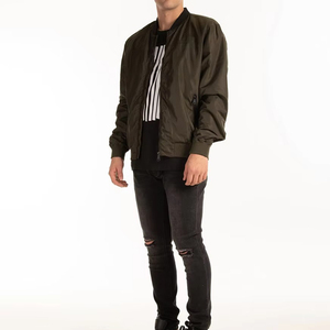 Chaqueta Bomber Profesional de Invierno para Hombre al por Mayor, con Logotipo Personalizado, Nuevo Diseño, Chaqueta con Cuello Alto para Hombre - Product Image 3