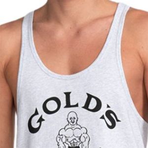 Marl Men Bodybuilding Stringer Débardeur Coton Biologique Gym Vest Sleeveless Workout Shirt Muscle Fit Training Tank Top - Product Image 6