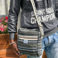 Tas Selempang Rami Desain Baru Multifungsi Bergaya Bahan Jute Dengan Katun Tas Selempang Ramah Lingkungan Tas Belanja Wanita