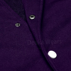 Chaqueta Letterman hecha a medida para hombre de la mejor calidad Otoño Invierno cuello levantado relleno de algodón secado rápido transpirable a prueba de viento - Product Image 6