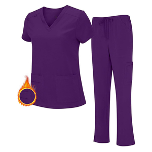 ชุดสครับทางการแพทย์ผ้าทอมือสำหรับโรงพยาบาลและคลินิกชุดเครื่องแบบพยาบาลระบายอากาศได้ดีน้ำหนักเบาผลิตตามสั่งสำหรับฤดูร้อน - Product Image 1