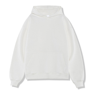 Nouveau Hoodie Homme 2025 en Peluche Épaisse, Couleur Unie, Hiver, Respirant, Durable, Polyester/Coton, Coupe Classique, Brodé - Product Image 2
