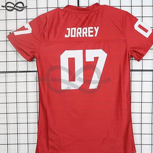 Maillot de Football Américain Sublimation Personnalisé de Qualité Supérieure Uniformes d'Équipe Personnalisés Maillots de Football France de Performance Durable - Product Image 5
