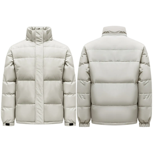 Chaqueta de Invierno Personalizada, Chaqueta Acolchada Informal de Manga Larga, Ropa de Abrigo para Exteriores, Tendencia - Product Image 1