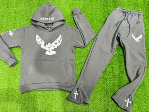 Pantalones Deportivos Casuales de Hombre, Estilo Jogger, Tela de Rizo, Diseño de Parches en la Parte Delantera, Logotipo Personalizado, Cintura Elástica, Pantalones Deportivos Ajustados - Product Image 6