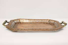 Plateau de service rectangulaire de créateur de qualité supérieure, plateau de table en laiton fait à la main, plateaux de service décoratifs, Offre Spéciale de taille personnalisée - Product Image 3