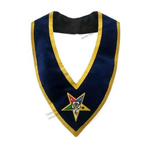High Quality <b>Black</b> Colored 32 Degree Regalia Collar - Scottish Rite Collars - Product Image 5