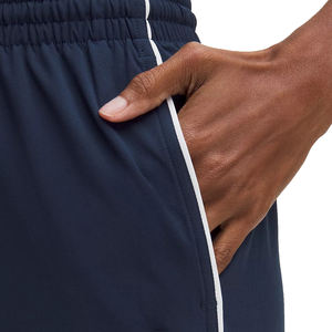 Pantalons de jogging en molleton de coton pour femmes en gros, taille haute, respirant, coupe-vent, décontracté, hiver, devant plat, uni, teint, cordon de serrage - Product Image 4