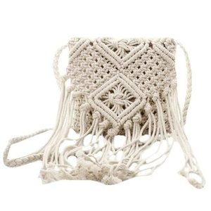 Sacs à main styliste en macramé avec manche en bois Sac à main élégant pour femmes en ligne à bas prix - Product Image 3