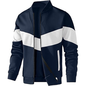Veste universitaire brodée imprimée pour hommes, manches longues, veste tendance, décontractée, sportive, veste universitaire pour hommes, téléchargée par Dress Sports - Product Image 1