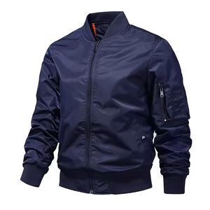 <b>Men's</b> Bomber Jackets Custom Design Logo Fashionable Bomber Jackets for <b>Man</b> Wholesale Custom <b>Men's</b> Jacket Windproof - Product Image 1