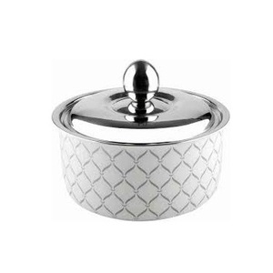 Casserole en acier inoxydable de qualité supérieure avec base à induction adaptée aux cuisinières électriques à gaz en céramique et à induction - Product Image 1