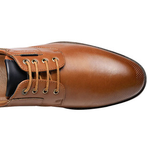 Akestán-Botas de cuero genuino para hombre, zapatos informales de vestir, baratos - Product Image 3