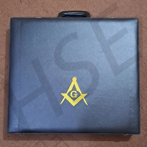 Großhandel Freimaurer Regalia 3. Grad Schürze MM Master Masons Mit Rücken Tasche