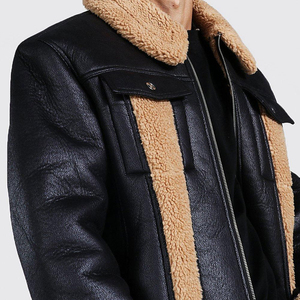 High Quality Most Demanding Outfit Winter Wear Waterproof Windproof Leather <b>Jacket</b> Standard Front Wholesale Rate Pakistan - Product Image 6