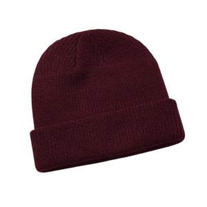 Winter Knitted Beanie <b>Hat</b> Warm Ribbed <b>Wool</b> Blend Plain Long Custom Color Street Wear for <b>Men</b> & Women - Product Image 5