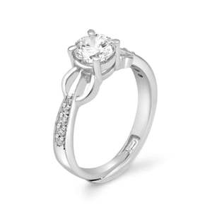 NOVAMART Fine Zarkan Trident Statement <b>Ring</b> 10k Gold and Platinum Rhodium Plated Featuring <b>Garnet</b> Topaz for Engagement Wholesale - Product Image 3