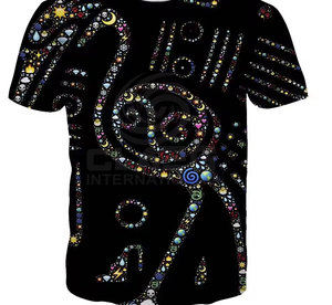 Breathable Customized Knitted <b>Rhinestone</b> T-Shirt for Men New Arrival Low MOQ High Quality - Product Image 3
