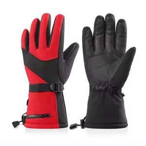 Gants d'hiver de qualité supérieure pour hommes Gants de ski imperméables coupe-vent en cuir de haute qualité chauds pour la neige hivernale - Product Image 2
