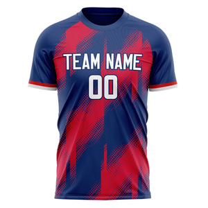 Camiseta de Fútbol Personalizada para Hombre a Precio Económico, Manga Corta, Secado Rápido, Ropa Deportiva con Estampado por Sublimación para Clubes o Torneos - Product Image 1