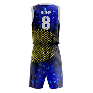 Uniformes de basket-ball à capuche de luxe OEM, unisexe, impression par sublimation, logo personnalisé, respirant, grande taille, séchage rapide, coton tricoté - Product Image 6