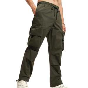 Pantalons de travail décontractés en toile pour hommes, nouvelle mode, légers, multi-poches, style cargo - Product Image 1