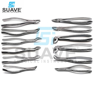 SUAVE SURGICAL INSTRUMENTS Juego de fórceps de extracción dental de acero inoxidable - Product Image 6