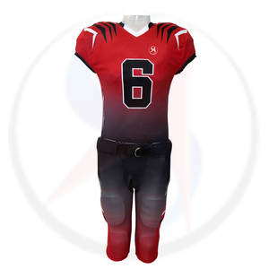 Conjunto de uniformes de fútbol americano profesional Uniformes de fútbol americano personalizados ligeros y fuertes para entrenamiento y partido - Product Image 1