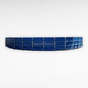 Vasca Modulare Rinforzata BANCY per Allevamento Ittico, Laghetto Pieghevole ad Alta Capacità per Acquacoltura, in PVC Resistente e Acciaio Zincato - Product Image 1