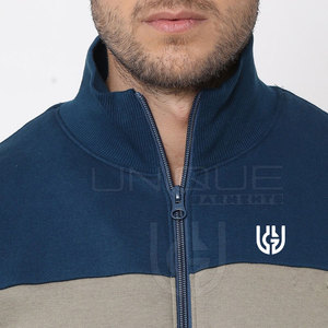 Ensemble de survêtements zippés de haute qualité en coton et polyester, survêtements zippés de la meilleure qualité, survêtements à chaud - Product Image 5