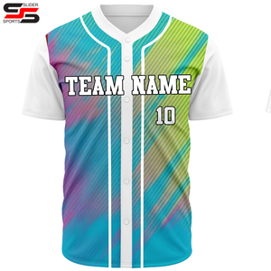 Vente en gros Nom cousu sur mesure Numéros Chemises de baseball personnalisées Uniformes de maillot de baseball personnalisés - Product Image 5