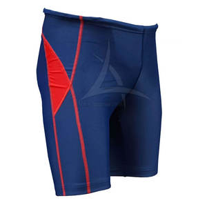 Nouveauté Shorts de compression pour hommes avec taille élastique, taille mi-haute, couleur unie, style décontracté, tissu extensible et coupe ajustée - Product Image 1