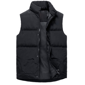 Chaleco con Capucha Unisex Informal de Invierno, de Algodón y Poliéster, con Cierre de Botones y Cremallera, Antipilling, Ropa Exterior, Logotipo Personalizado - Product Image 6